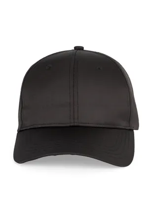 Perforierte 6-Panel-Kappe Black