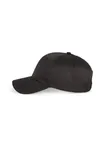 Perforierte 6-Panel-Kappe Black