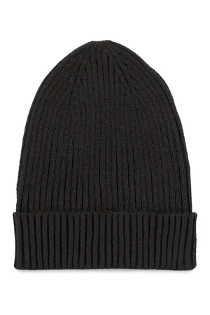 Lange Mütze Black