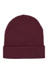 Feinmaschige Mütze Dark Cherry