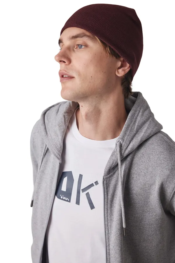 Fine knit beanie