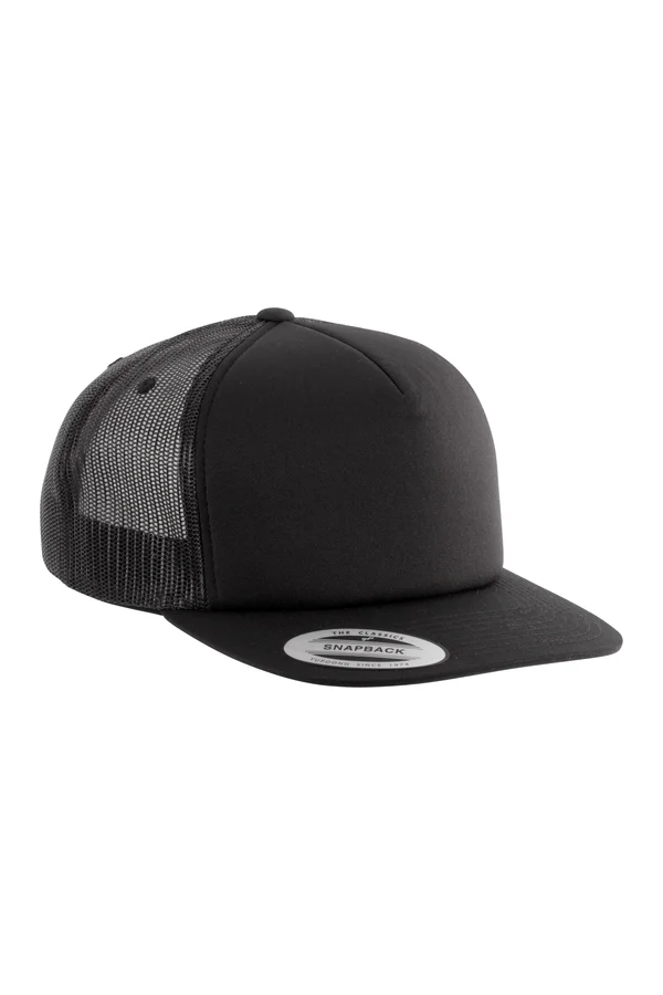 Trucker-Kappe - 5-Panel-Cap Black