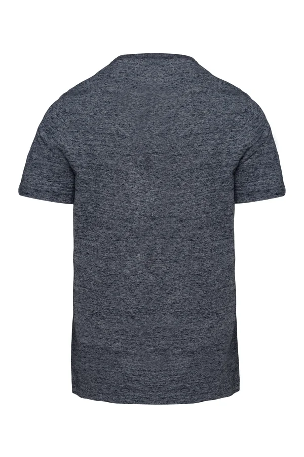 Kurzarm-Vintage-T-Shirt für Herren Night Blue Heather