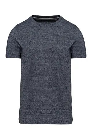 Kurzarm-Vintage-T-Shirt für Herren Night Blue Heather