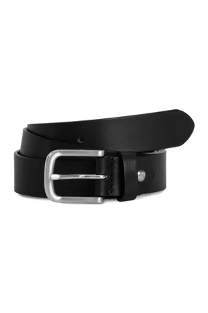 Flacher, verstellbarer Gürtel Black
