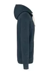 Herren Kapuzensweatshirt mit Reißverschluss Night Blue Heather