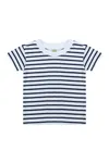 Short Sleeve Striped T-shirt White / Oxford Navy