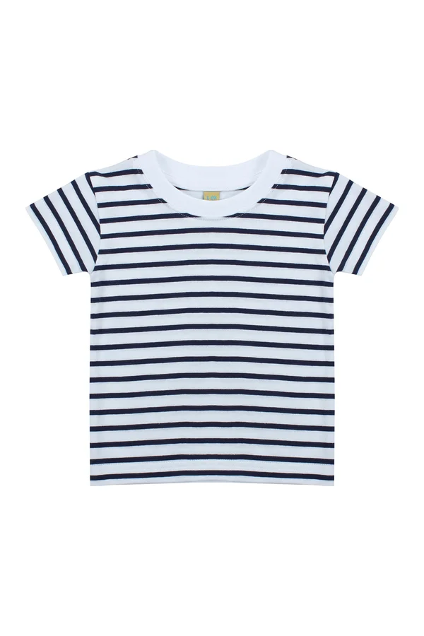 Short Sleeve Striped T-shirt White / Oxford Navy