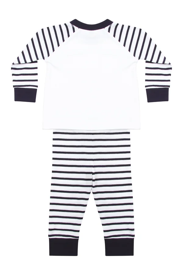 Streifen-Pyjama Navy / White