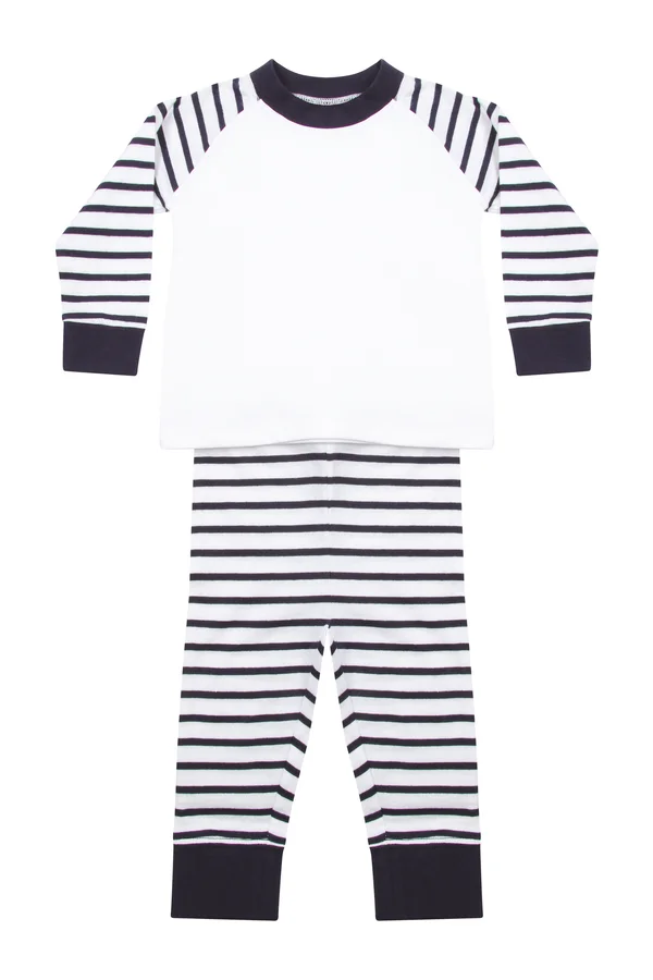 Streifen-Pyjama Navy / White