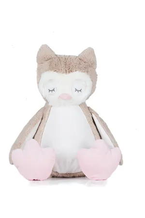 Zippie Owl Light Brown / Pink