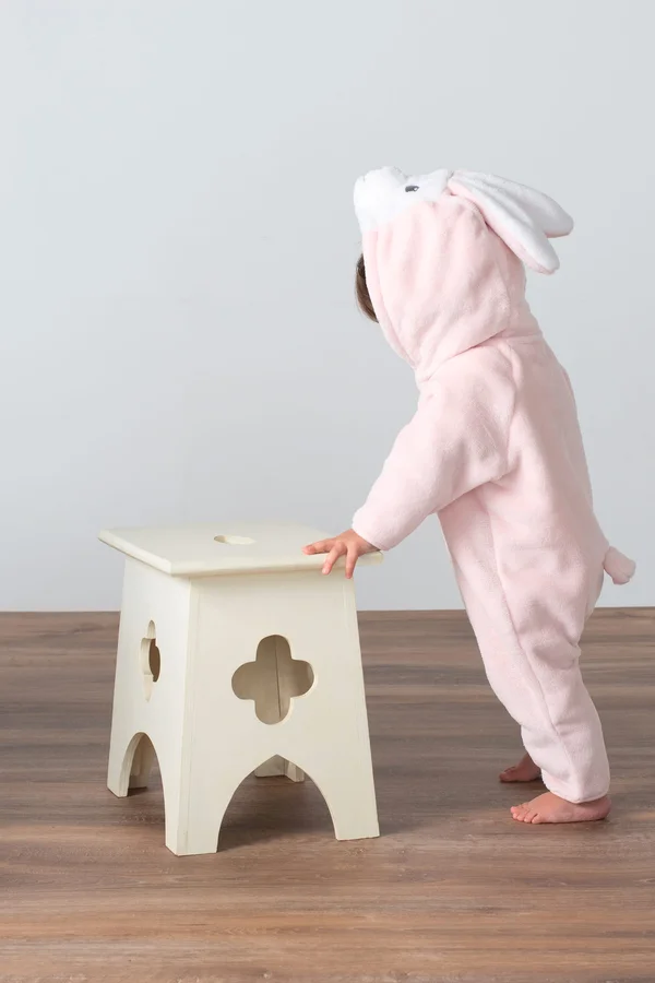 Hasen-Overall Pink