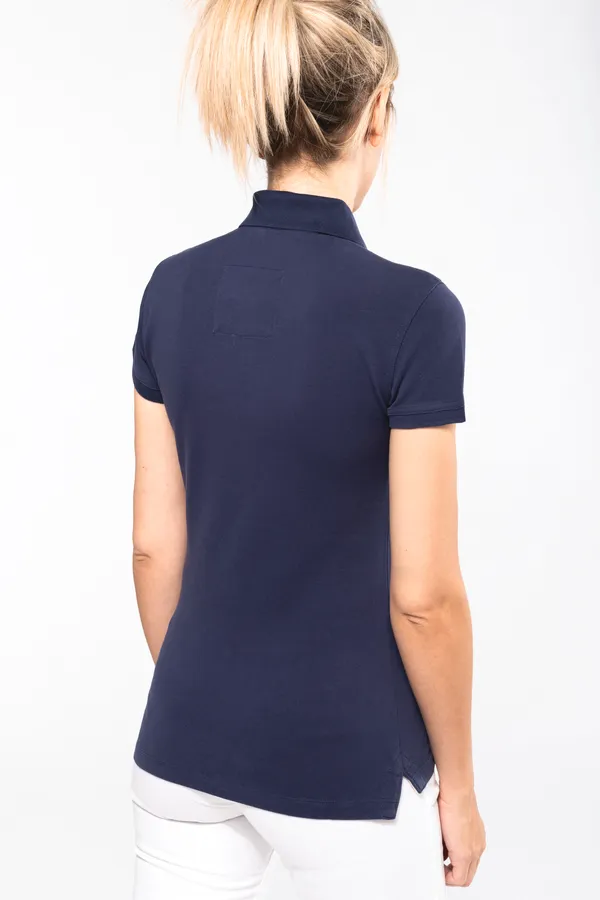 Damen Vintage Piqué Poloshirt