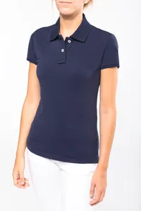 Damen Vintage Piqué Poloshirt