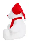 Weihnachts-Plüschbär mit Reißverschluss White / Red