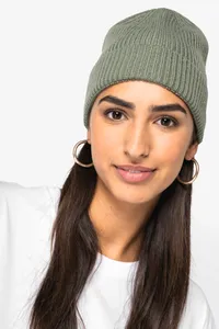 Eco-friendly unisex merino wool beanie