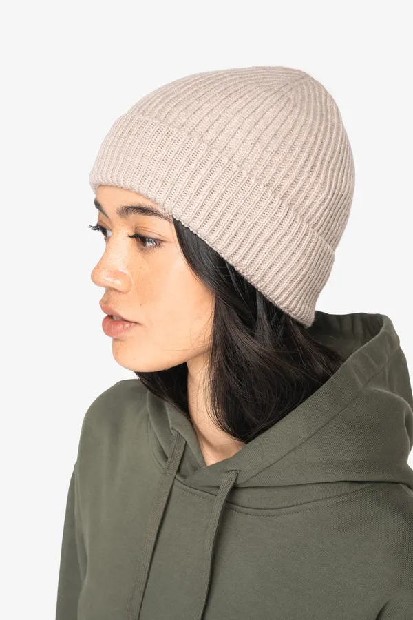 Eco-friendly unisex merino wool beanie