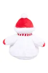Plüschtier Schneemann mit Reißverschluss White