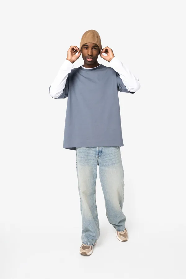 Eco-friendly men's oversize t-shirt