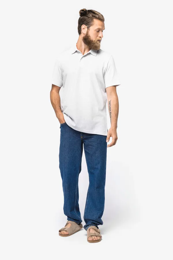 Eco-friendly men’s recycled polo shirt