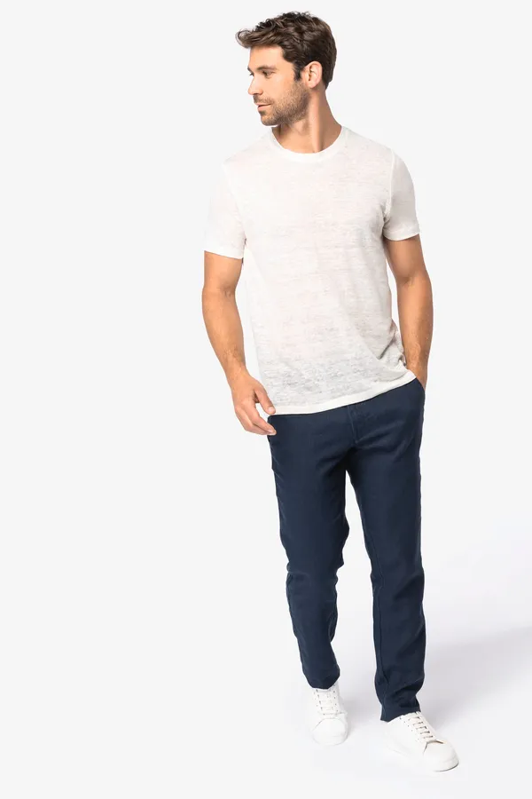 Men's linen t-shirt