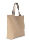 Große umweltfreundliche Shoppingtasche Hemp / Desert Sand / Horizon Blue Stripe