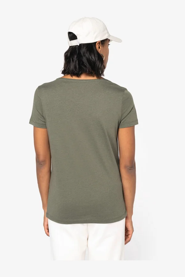Damen Modal-T-Shirt Organic khaki