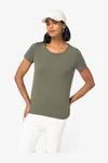 Damen Modal-T-Shirt Organic khaki