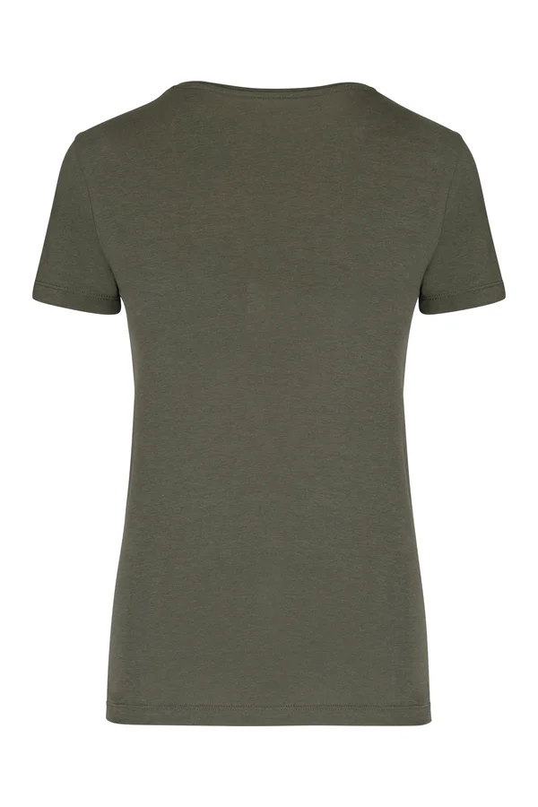 Damen Modal-T-Shirt Organic khaki