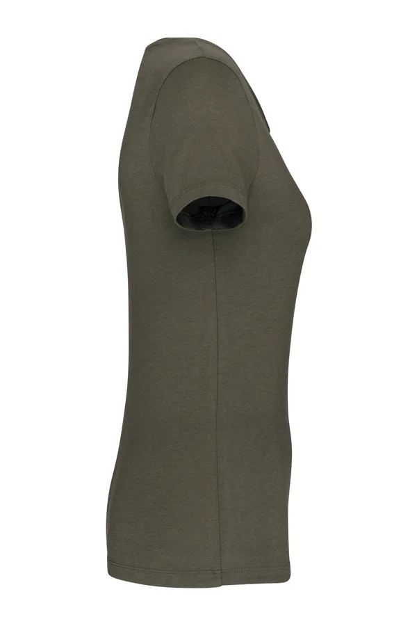 Damen Modal-T-Shirt Organic khaki