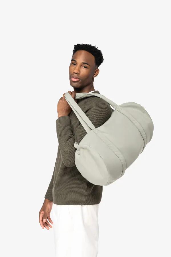 Fleece duffel bag