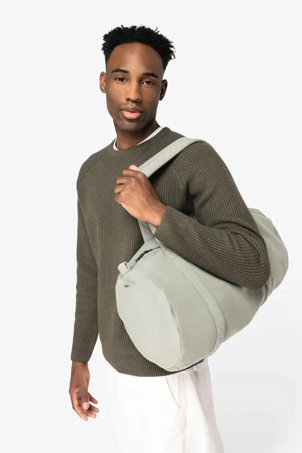 Fleece duffel bag