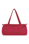 Reisetasche aus Molton Hibiscus Red