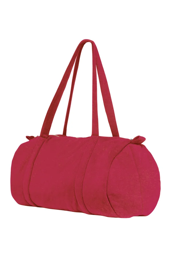 Reisetasche aus Molton Hibiscus Red