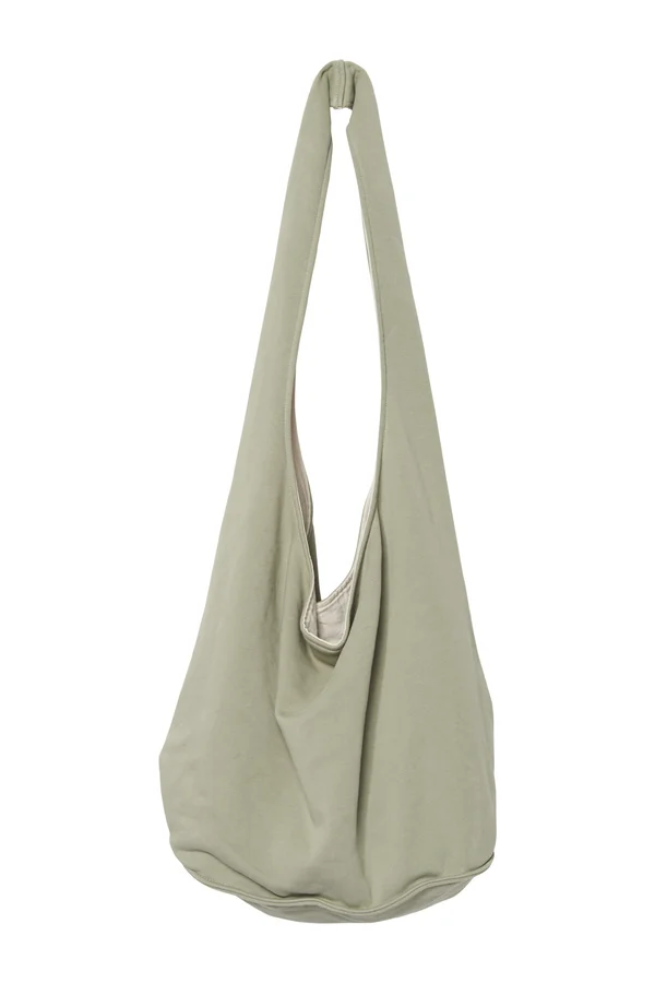 Umhängetasche aus Molton Almond Green