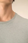 Umweltfreundliches Unisex-T-Shirt aus Biobaumwolle und Leinen