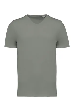 Umweltfreundliches unversäumtes Herren Slub-T-Shirt Almond Green