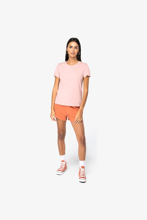 Eco-friendly ladies’ washed effect t-shirt