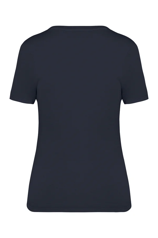 Umweltfreundliches ausgewaschenes Damen-T-Shirt Washed Coal Grey