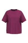 Umweltfreundliches Oversize Damen-T-Shirt Cherry Purple
