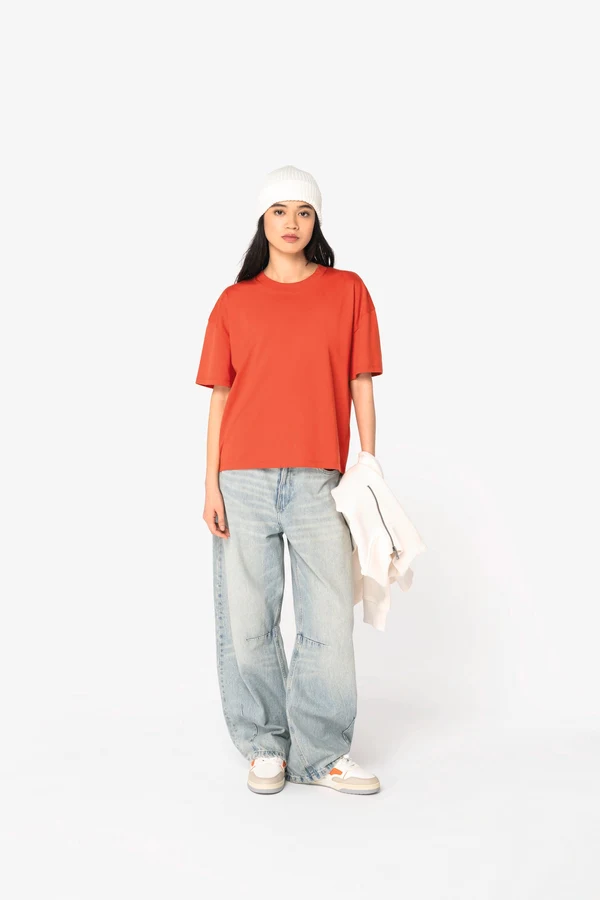 Umweltfreundliches Oversize Damen-T-Shirt