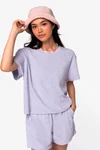Umweltfreundliches Damen-T-Shirt aus Frottee
