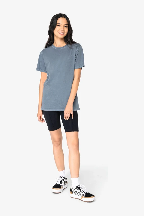 Eco-friendly ladies' washed effect t-shirt