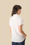Damen-Polohemd aus Leinen