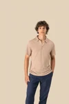 Herren-Polohemd aus Leinen