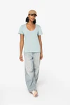 Umweltfreundliches Damen-Slub-T-Shirt