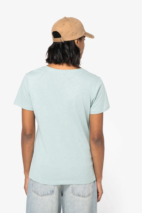 Umweltfreundliches Damen-Slub-T-Shirt