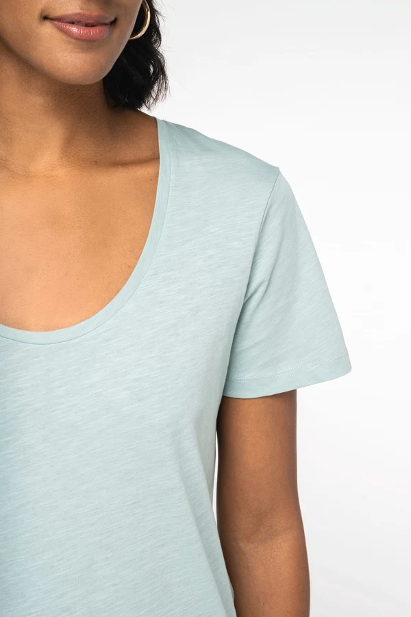 Umweltfreundliches Damen-Slub-T-Shirt