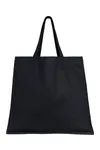 Lange umweltfreundliche Shoppingtasche Black