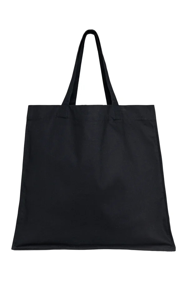 Lange umweltfreundliche Shoppingtasche Black